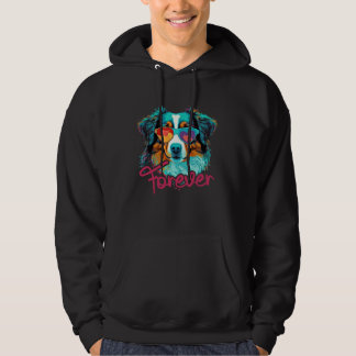 Australianshepherddog with heartglasses Aussielove Hoodie