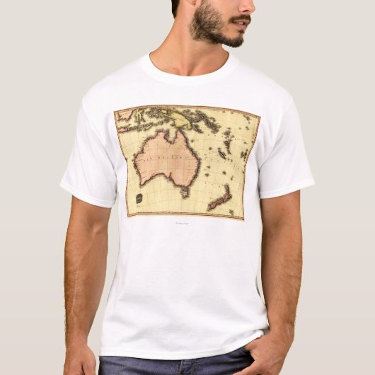 AustraliaPanoramic MapAustralia T-Shirt (Vorderseite)
