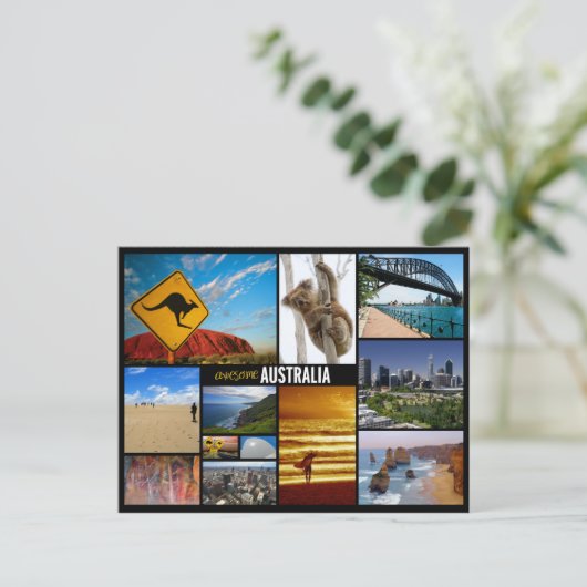 Australie Postkarte (Stehend Vorderseite)