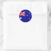 Australie Runder Aufkleber (Tasche)