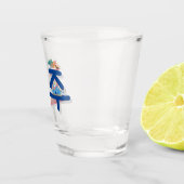 Australien 호 주 auf koreanischem Soju-Schießglas Schnapsglas (Rechts)