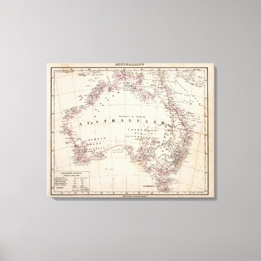 Australien 10 leinwanddruck (Vorderseite)