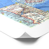 " Australien: 1963 detaillierte MAP ... Poster (Ecke)