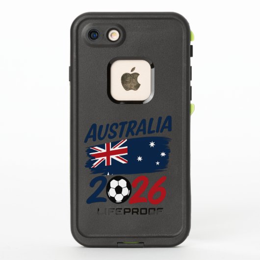 Australien 2026 Fußballfan-Design Flaggenfarben (Rückseite)