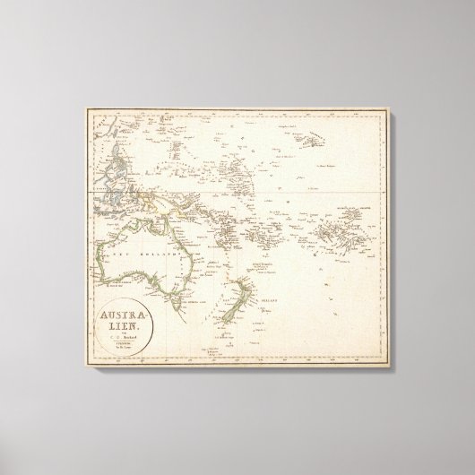 Australien 2 leinwanddruck (Vorderseite)