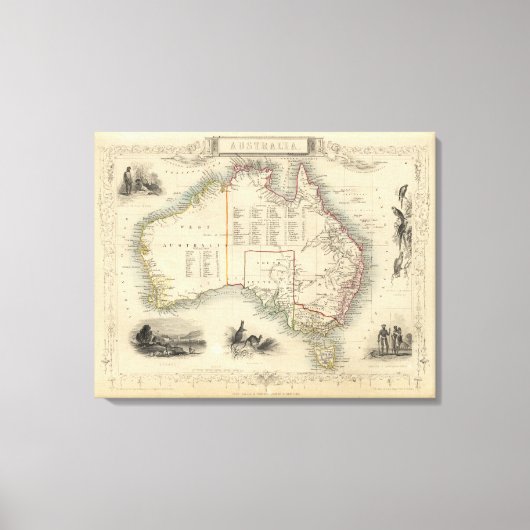 Australien 5 leinwanddruck (Vorderseite)