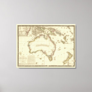 Australien 9 leinwanddruck