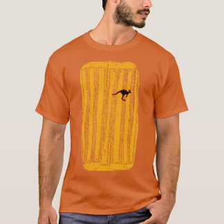 Australien Aborigo Drum Kangaroo Muster T-Shirt