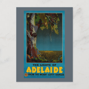 Australien Adelaide Restauriertes Vintage-Reisepos Postkarte