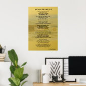 Australien als Poster (Heimbüro)