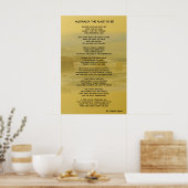 Australien als Poster (Küche)