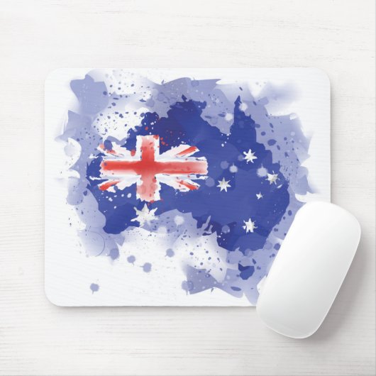 Australien-Aquarell-Karte Mousepad (Mit Mouse)