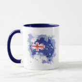 Australien-Aquarell-Karte Tasse (Links)