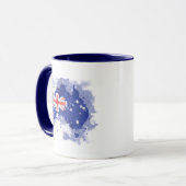 Australien-Aquarell-Karte Tasse (Vorderseite Links)
