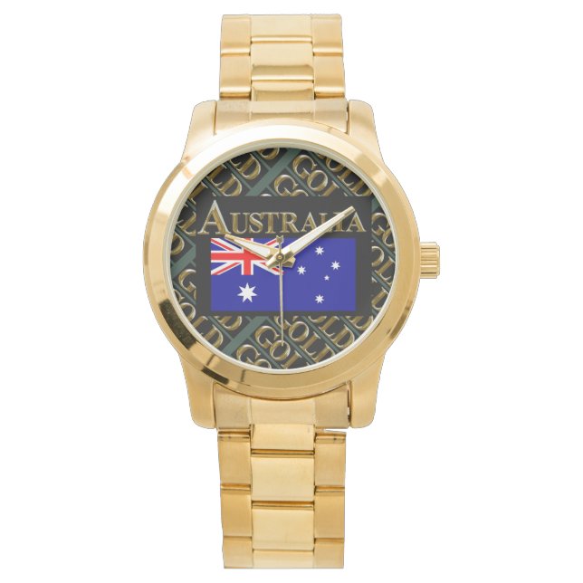 AUSTRALIEN ARMBANDUHR (Vorderseite)