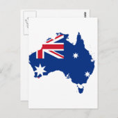 Australien-AU Postkarte (Vorne/Hinten)
