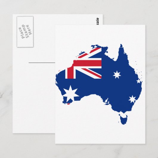 Australien-AU Postkarte (Vorne/Hinten)