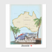 Australien Aufkleber (Blatt)