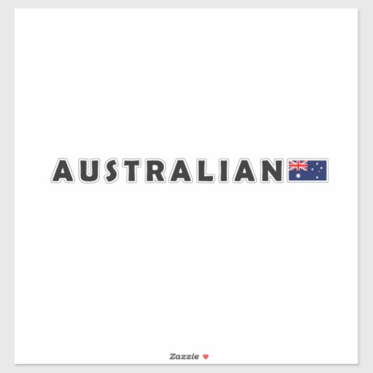 Australien Aufkleber (Blatt)
