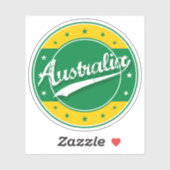 Australien Aufkleber (Blatt)