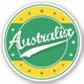 Australien Aufkleber (Vorderseite)