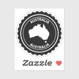 Australien Aufkleber