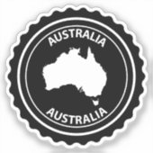 Australien Aufkleber (Vorderseite)