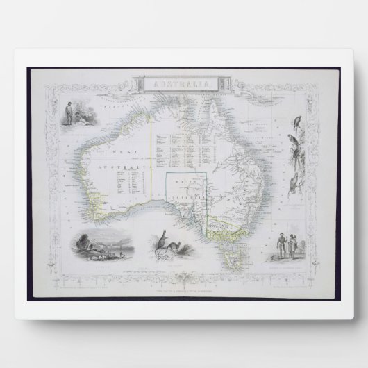 Australien, aus einer Serie von World Maps veröffe Fotoplatte (Vorderseite)