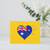 Australien Aussie Oi Liebe Postkarte (Stehend Vorderseite)