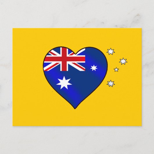 Australien Aussie Oi Liebe Postkarte (Vorderseite)