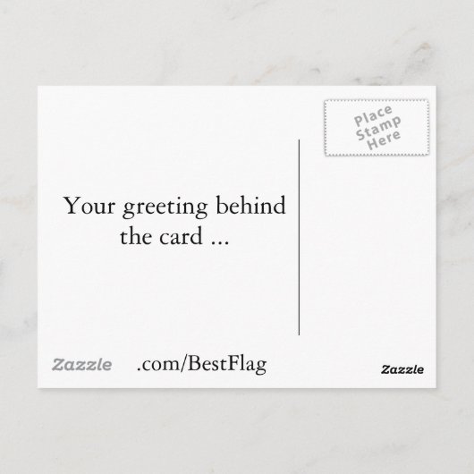 Australien, Australien Postkarte (Rückseite)