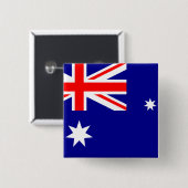 Australien (Australisch) Flagge Button (Vorne & Hinten)