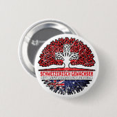 Australien Australisch Schweizer Schweiz Baum Button (Vorne & Hinten)