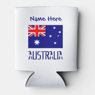 Australien Australische Flagge Blau Personalisiert Dosenkühler