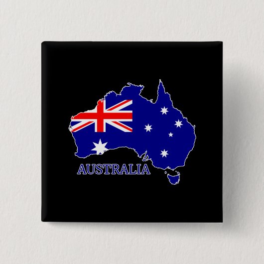 Australien - Australische Flagge Button (Vorderseite)