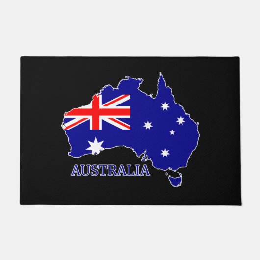 Australien - Australische Flagge Fußmatte (Vorderseite)