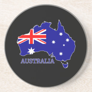 Australien - Australische Flagge Getränkeuntersetzer