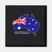 Australien - Australische Flagge Magnet (Vorne)