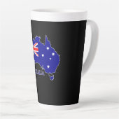 Australien - Australische Flagge Milchtasse (Rechte Ecke)