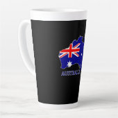 Australien - Australische Flagge Milchtasse (Linke Ecke)