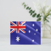 Australien - Australische Flagge - Postkarte (Stehend Vorderseite)