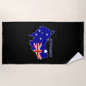 Australien - Australische Flagge Strandtuch (Vorderseite)