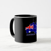 Australien - Australische Flagge Tasse (Vorderseite Links)