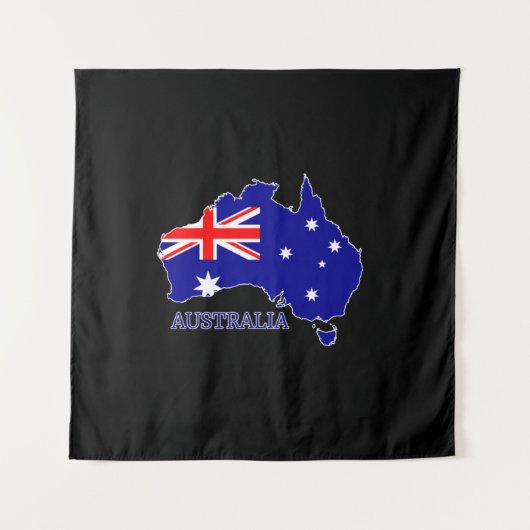 Australien - Australische Flagge Wandteppich (Vorderseite)