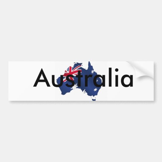Australien-Autoaufkleber Autoaufkleber (Vorne)