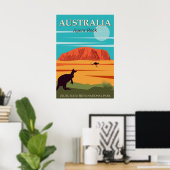 Australien Ayers Rock, Uluru-Kata Tjuta National Poster (Heimbüro)