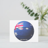 Australien Basketball Postkarte (Stehend Vorderseite)