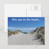 Australien Beach Postcard Postkarte (Vorne/Hinten)
