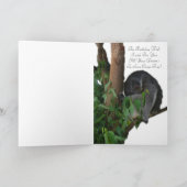 Australien Beckons - Kangaroo Geburtstagskarte Karte (Innenseite)