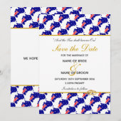 AUSTRALIEN Besondere Hochzeitsfeier Save The Date (Vorne/Hinten)
